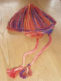 帽子は耳宛付きです！