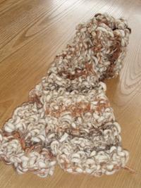 二目鹿の子のマフラー