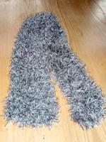 シルクのプチマフラー　黒