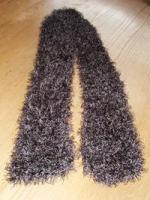 シルクのプチマフラー　茶