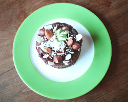 12月のお料理＆ケーキ教室：チョコレートのリースケーキ